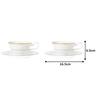 Noritake White Palace Bone China Cup Saucer Set Coffee and 220cc & (Pair) (For Tea) (P59587/4753)