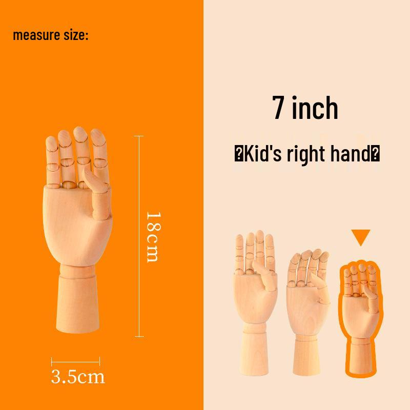 12" (30CM) Wooden Jointed Mannequin - Art Model & Home Decor