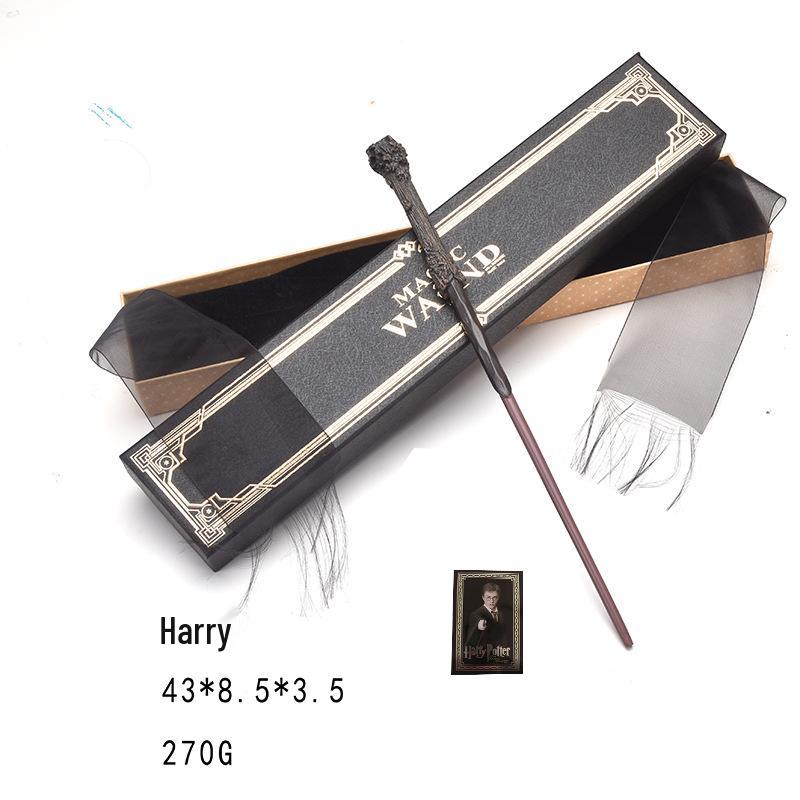 Exquisite Harry Potter Magic Wands: Hermione, Harry, Stainless Steel Core, Gift Box Included