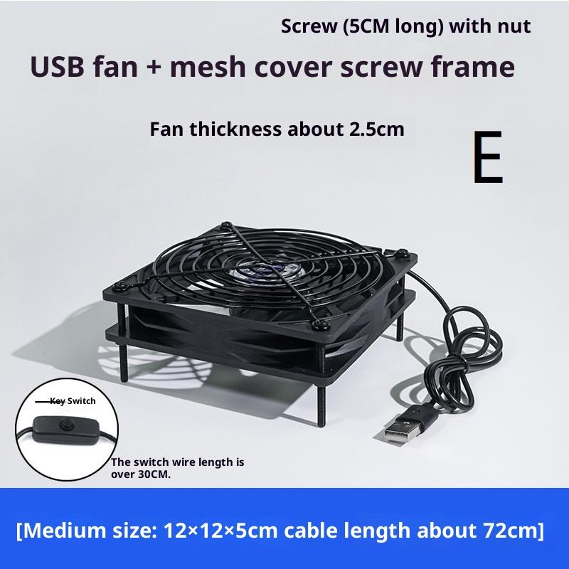 Wireless Silent Cooling Fan For Android Tv Box Router Pc Set Top Box Usb Power Mini Cooler