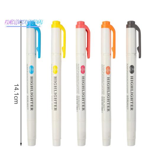 5/35 шт. настоящие мягкие хайлайтеры, пастельный хайлайтер с двумя кончиками, маркеры разных цветов, не оставляющий пятен хайлайтер для детей и взрослых