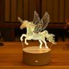 Милые аниме фигурки 3D светодиодный ночник модель игрушки детская кровать декор комнаты подарок на день рождения рождественские подарки для детей