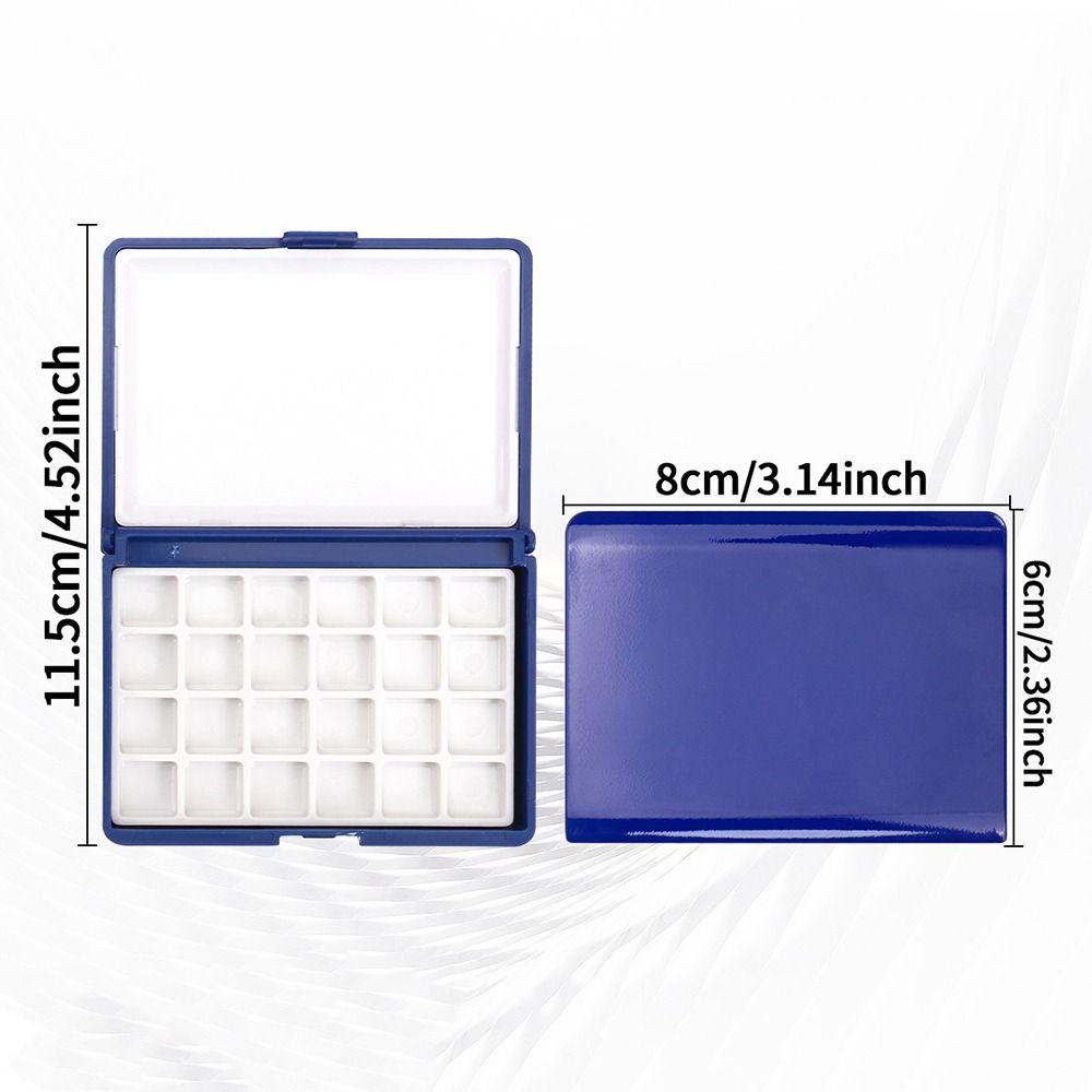 Portable Painting Pigment Box Empty Watercolor Painting Palette Mini Watercolor Box Artist Use