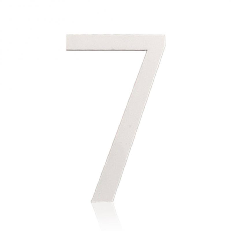 Self-adhesive 3D Numeral Plate Plaque Sign Gate Digit Number Tag Door Label Hotel Plastic 0 To 9 Plating Home Sign House Address