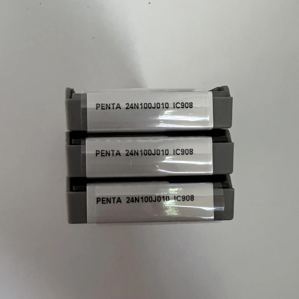 ISCAR / PENTA 24N100J010 IC908 Industrial Indexable Carbide Inserts 5 Pcs