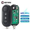 Delphi & Marelli Car Remote Key For Fiat MPV Bravo/Ducato 500 Doblo Qubo Grande Punto Citroen Jumper Peugeot Boxer 433.92 ID46