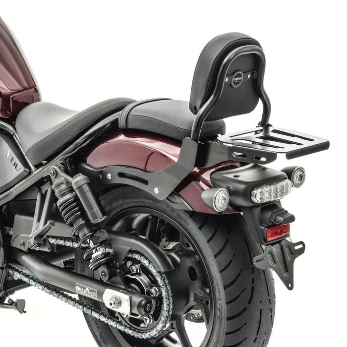 Sissy Bar XS3 pour Honda Rebel 1100 21-25 porte bagages noir