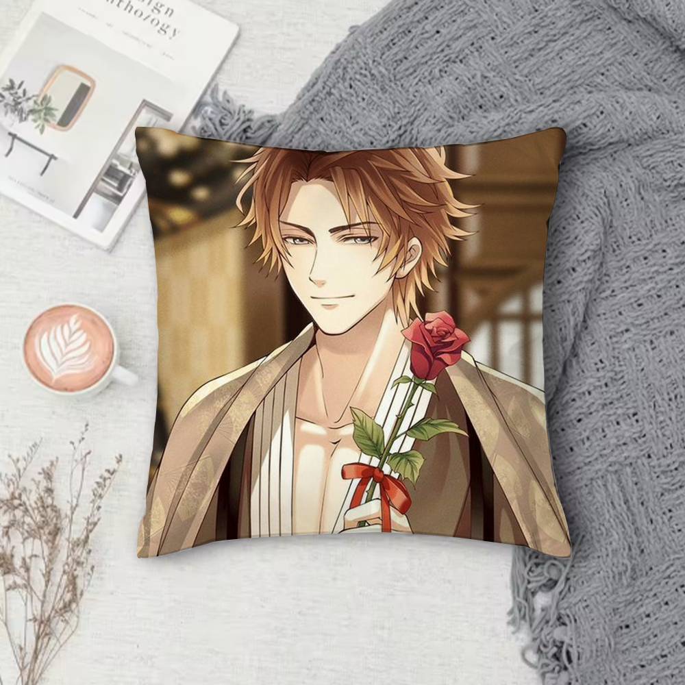 Ikemen Sengoku Романы сквозь время Двусторонняя квадратная наволочка Декоративная наволочка для дивана, спальни, прикроватной тумбочки