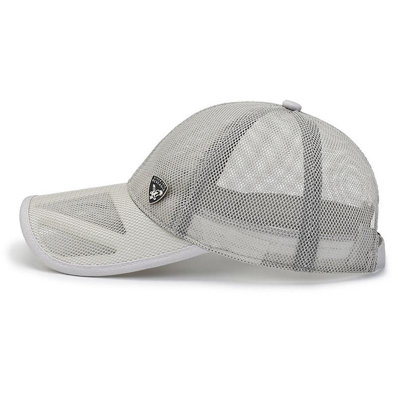 Mens Sun Shield Baseball Cap With Breathable Polyester Material For Outdoor Activities