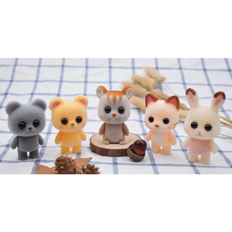 Подвижные Аниме BJD Животные Куклы Кавайные Миниатюрные Фигурки Коллекционные Подарки для Девочек