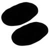 4pcs Oval Suede Cowhide Elbow Knee Velvet Patch Iron On Patches for Sweater Repair Clothing Bag Jeans Garment Sewing Accessories