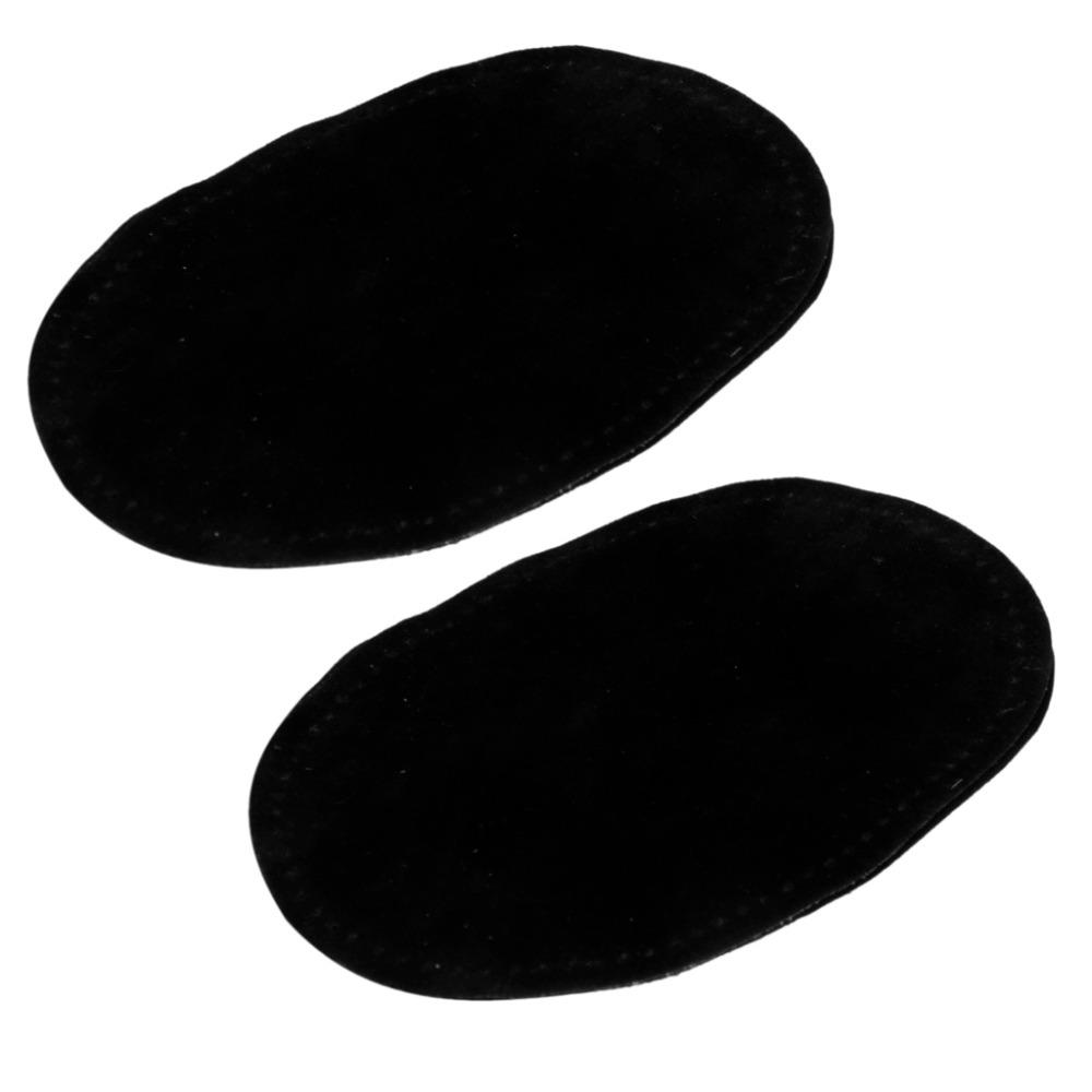 4pcs Oval Suede Cowhide Elbow Knee Velvet Patch Iron On Patches for Sweater Repair Clothing Bag Jeans Garment Sewing Accessories