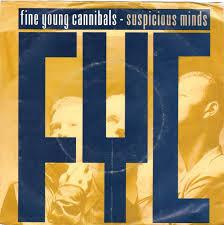 7-дюймовая пластинка FINE YOUNG CANNIBALS Suspicious Minds 52836 I.R.S. Записи 1986 Канада Рок Б/У