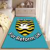 Blackpool Seagull Emblem Carpet suitable as a non-slip mat for the living room or bedroom sofa