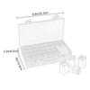 Bead Storage Box Large Capacity Multiple Compartments Transparent Storage Container Rhinestones Painting Storage Container