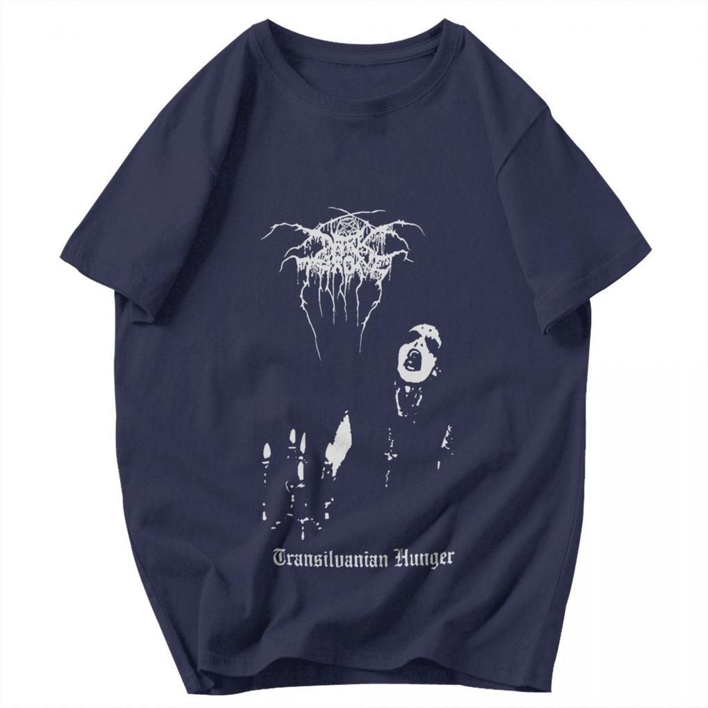 Мужская футболка Darkthrone Transilvanian Hunger Альбом Death Black Metal Рок-группа Модная Летняя Y2K Графическая Качественная Унисекс Футболки