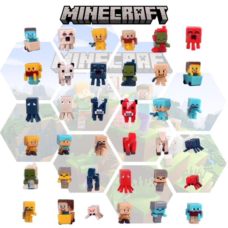 Коллекция игрушечных строительных блоков Minecraft, фигурки Крипера и Дракона Края