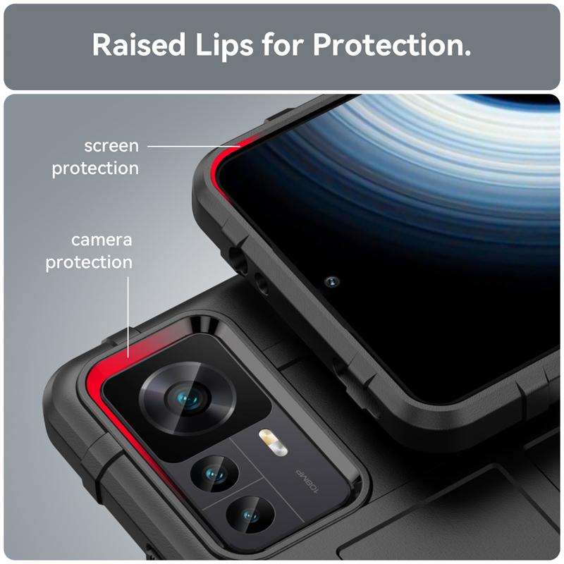 Для Xiaomi 12T Pro Чехол Чехол Xiaomi Mi 12T Pro Capas Armor Bumper Back Мягкий TPU Новый Прочный Ударопрочный Чехол Mi 12T Pro Fundas