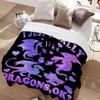Dragon Blanket Stuffed Gift for Boys Girls Fleece Throw-I Just Really Like Dragons Lightweight Bedding Flannel Blankets for Sofa