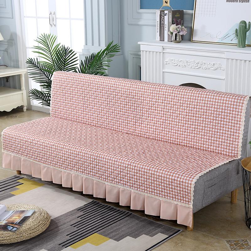 Universal Stretch Sofa Bed Cover Couch Covers Armless Sofa Cover Washable Elastic Folding Furniture Sofa Bed Covers