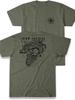 Til Valhalla Shirt American Beard Warrior Tactical Skull Футболка Новая 100% Хлопок Короткий Рукав О-Образным Вырезом Футболка Повседневная Мужская Топ