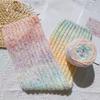 One Ball Rainbow Candy Wool Hand Knitting Mohair New Icelandic Wool Gradient Colour Thick Wool Yarn Scarf Diy Hand Mixed Yarn