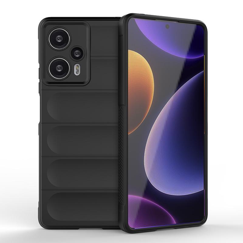 Для Poco F5 Чехол Чехол Poco F5 Capas Новый Бронированный Противоударный Резиновый Бампер для Телефона Мягкий ТПУ Для Чехлов Xiaomi Poco F 5 F5 Чехол