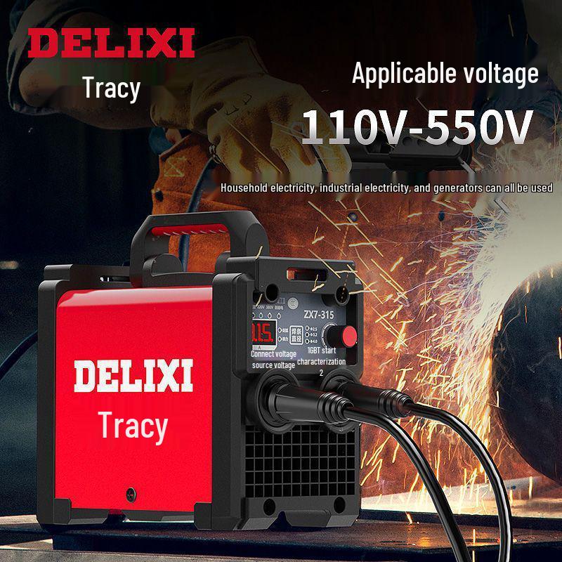 Двухвольтный сварочный аппарат Delixi 315 для дома/промышленности 220В/380В, 250А, Полностью автоматический