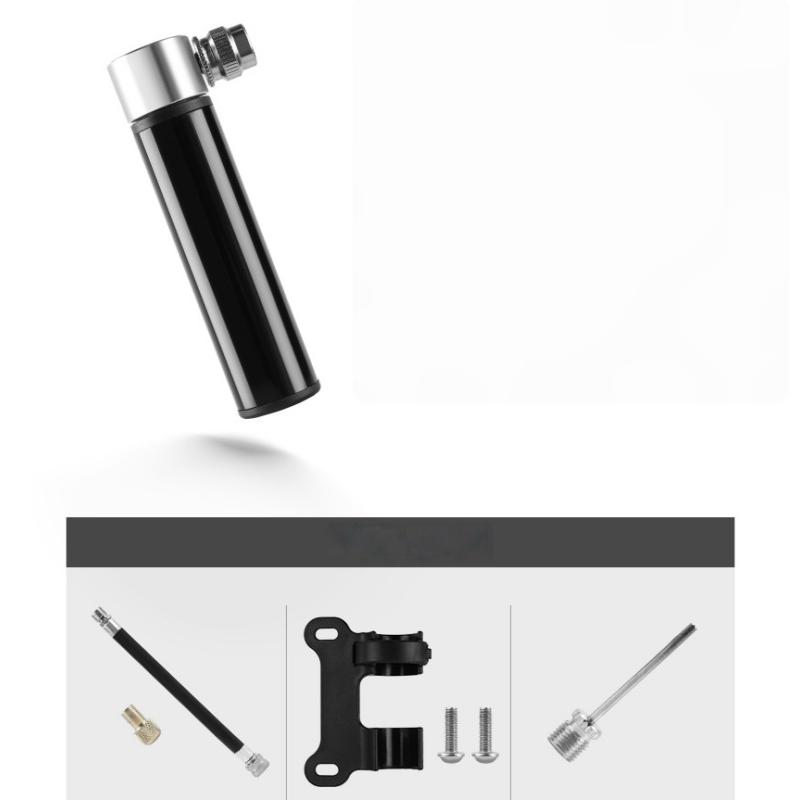 Aluminum Alloy Portable Mini Bike Pump Hand Air Inflator Lightweight Design for Fast Cycling Tire Inflation Outdoors