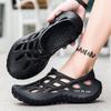 Soft-Soled Hole Shoes Men'S Trend Outer Wear Non-Slip Beach Sandals Hollow Breathable Bag Head Slippers