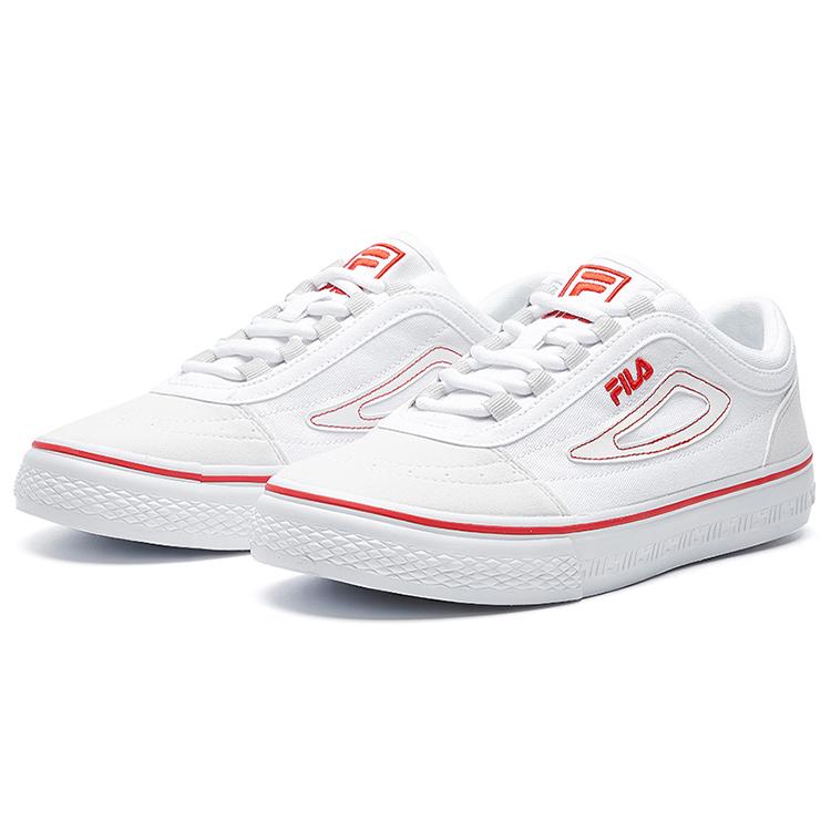 Fila Классические кеды для скейтбординга White/red F12M034423FWT