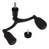 Aluminum Alloy Fishing Reel Double Handle Grip Rocker Arm Spray Painting Matt Black Lure Spinning Fishing Wheel Hex
