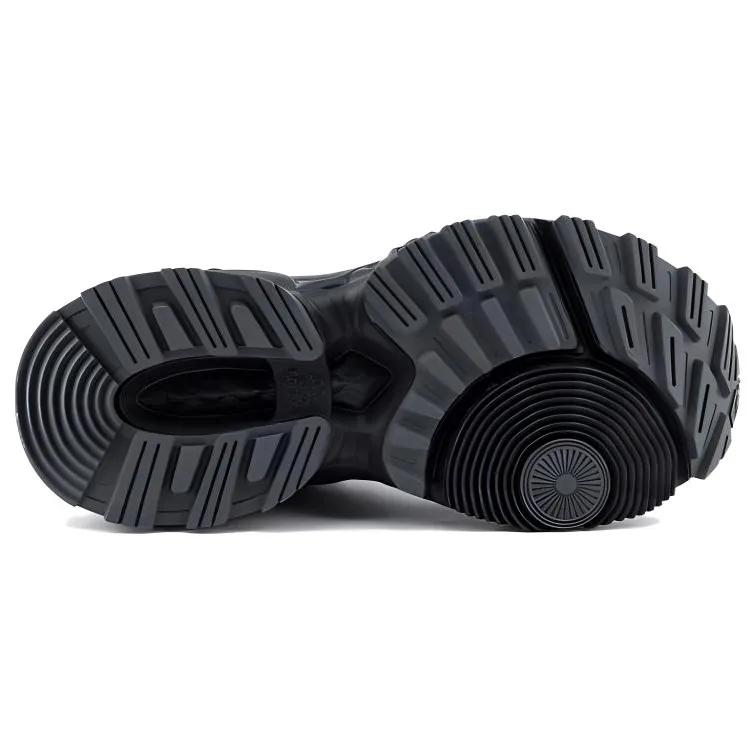 Kappa Slip Resistant Abrasion Resistant Low top Chunky Sneakers Unisex Black (Unisex) Chunky Sneakers K0DY5MC03 990