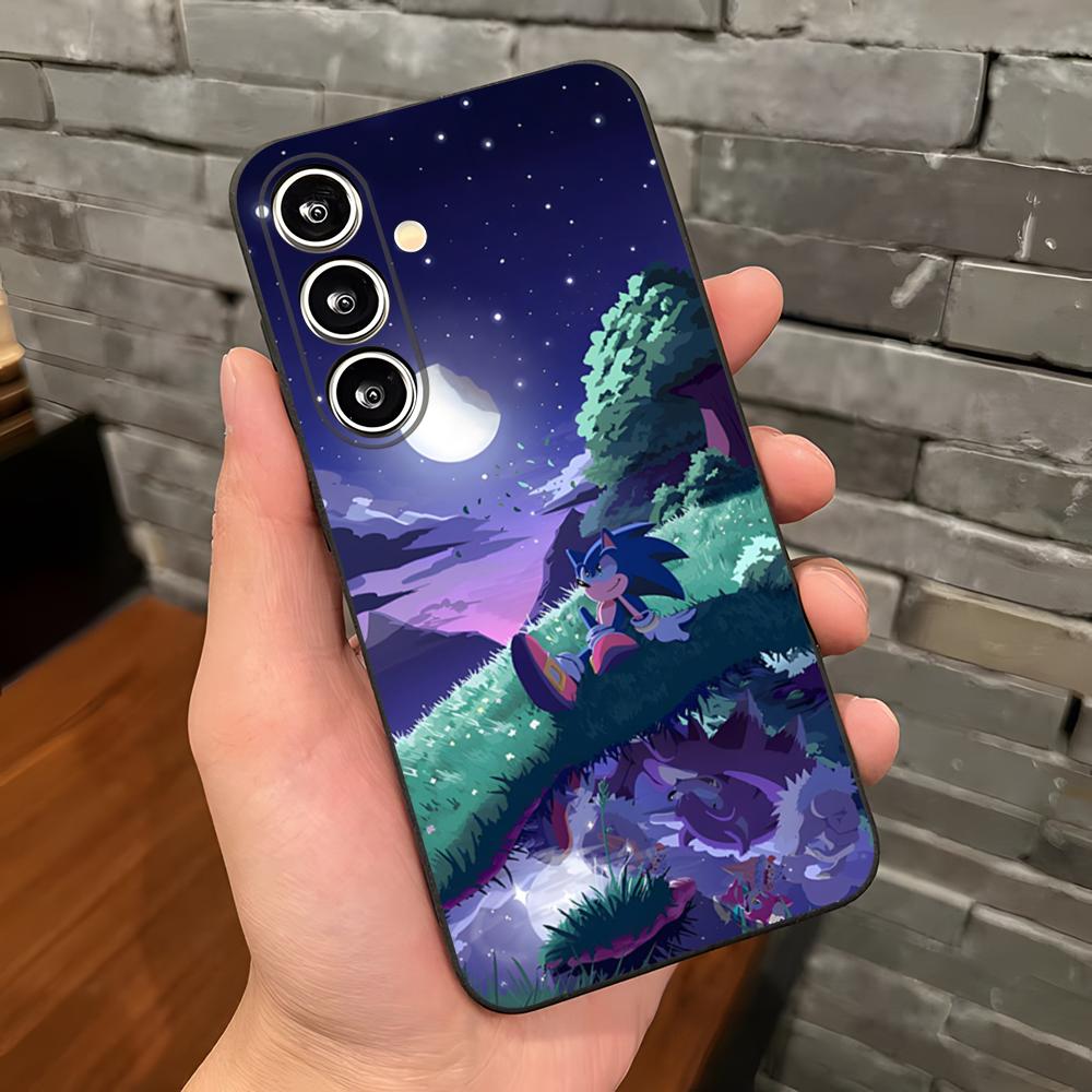 Аниме Чехол для телефона Соник Хеджхог Для Samsung S26 S25 Plus S20 S20 Plus S22 Ultra S23 FE S21 Plus S21 Ultra Мягкая крышка