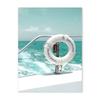 Seaside Landscape Canvas Art  Coconut Tree Whale Shell Nordic Style Poster for Bedroom  Home