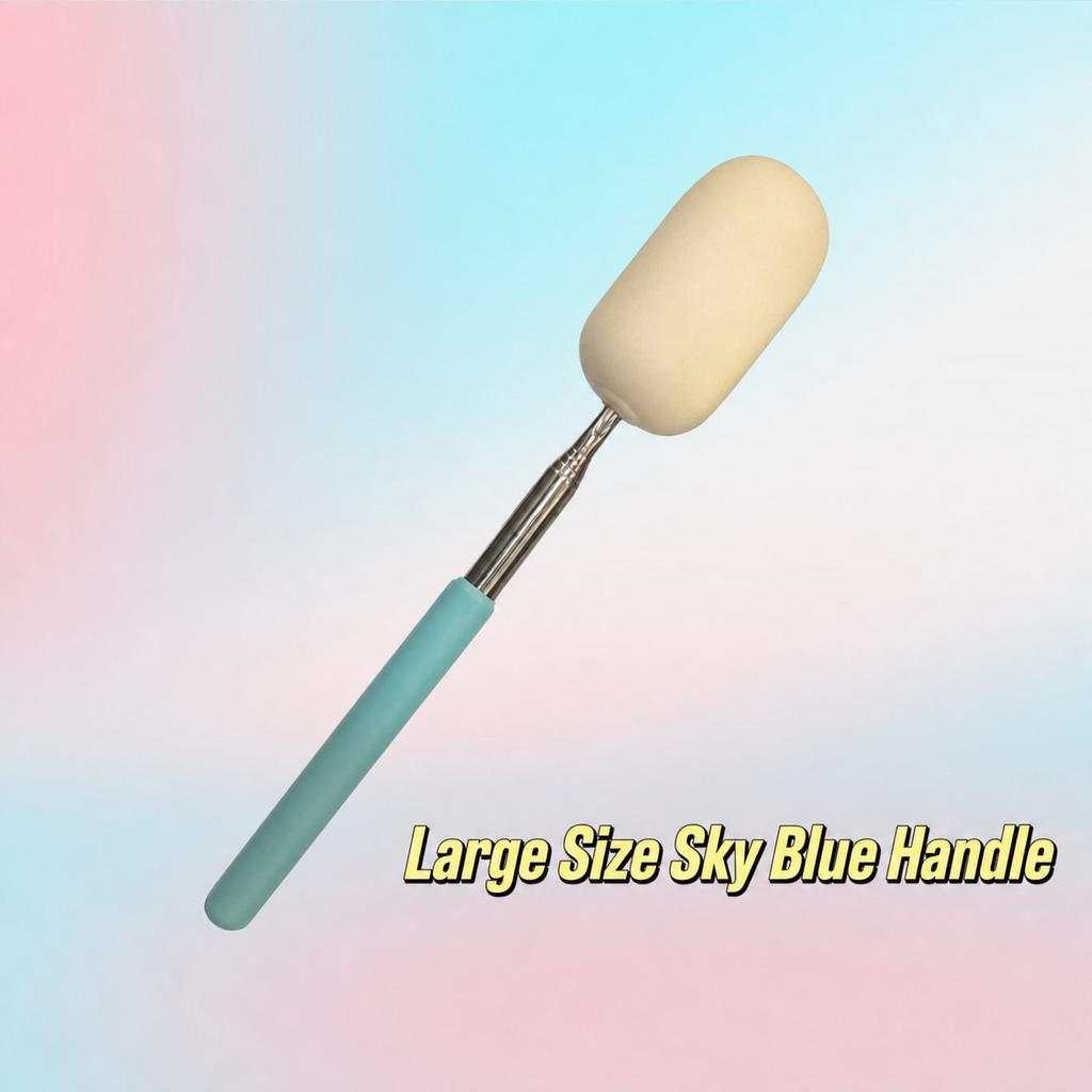 Pottery Tool Retractable Sponge Rod Clay Throwing Tool Stainless Steel Absorbent Sponge For Clay Wheel Throwing Pottery Creation