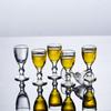 10ml/15ml Classic SGlass Transparent High Footed Wine Glass Luxury Bullet Cup Wine Utensils Baijiu Glass Party Bar Glassware