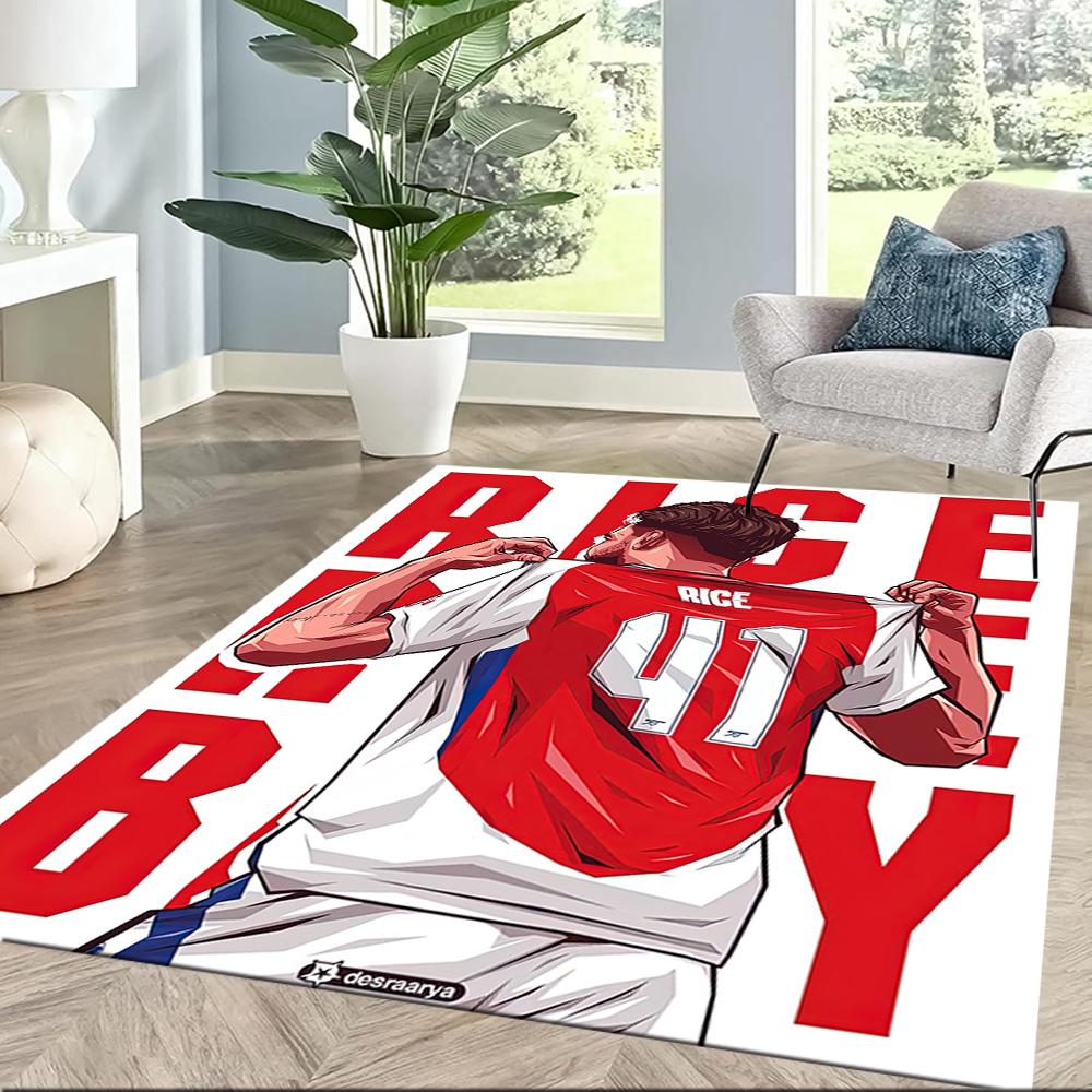Arsenal Floor Rug Office Rug Design for Outdoor Entryway Dormitory Bedrooms Antislip Carpet Office home decor Perfect Gift for Women/Men