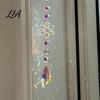 Window Hanging Sun Catcher Faux Crystal Catcher, Prism Suncatcher, Snowflake Rainbow Maker Pendant Decor for Home Window, Christmas Tree Porch