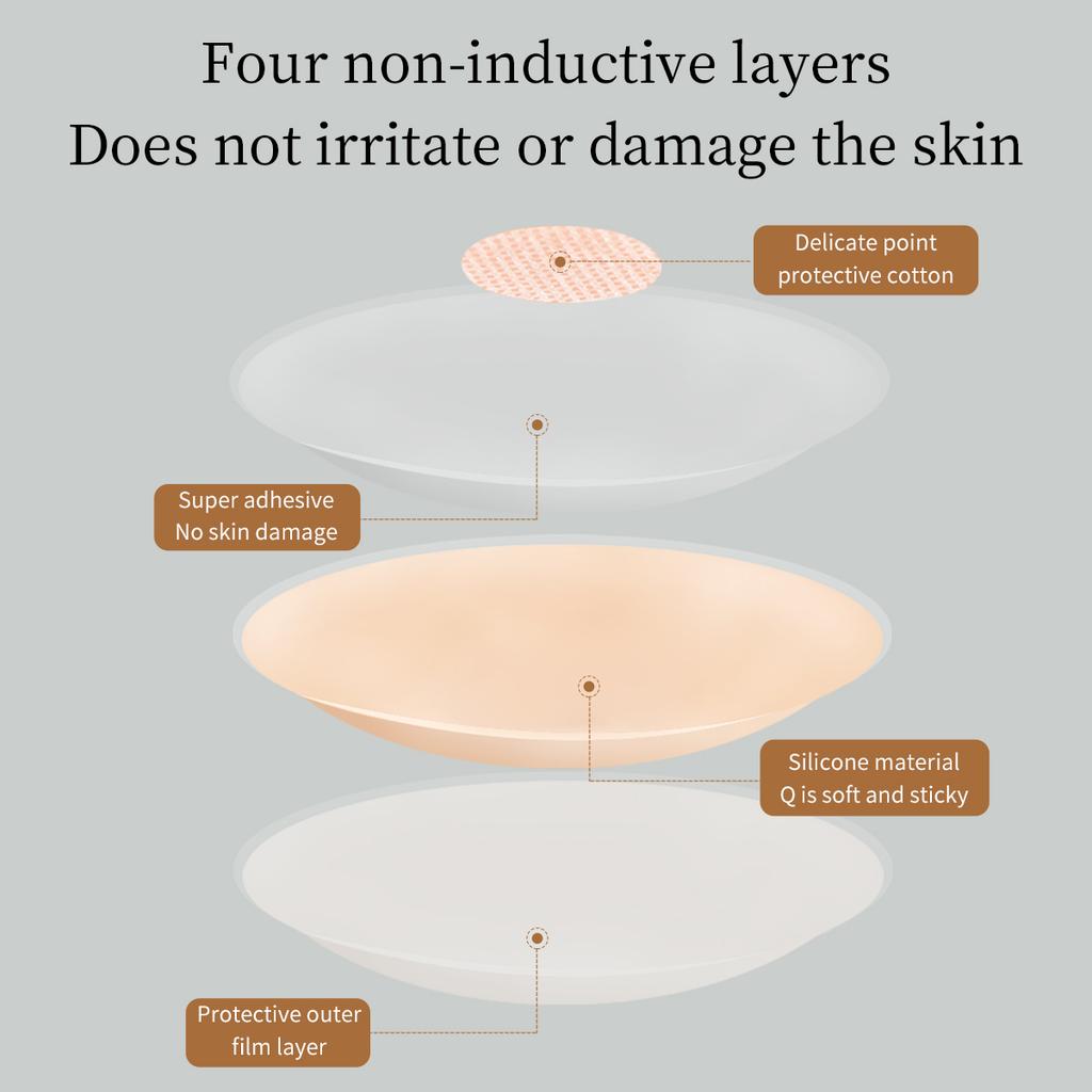 Silicone Nipple Cover Reusable Women Bra Sticker Breast Petal Strapless Lift Up Bra Invisible Boob Pads Chest Pasties Intimates