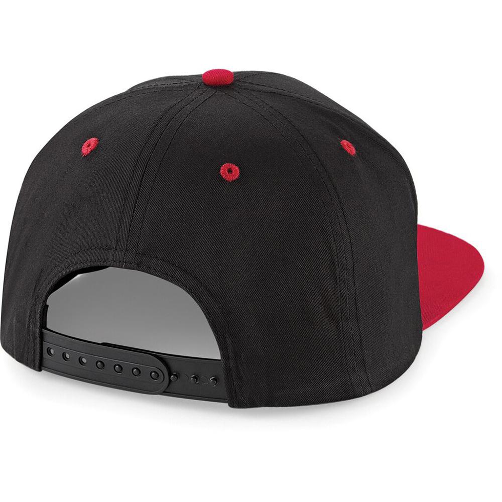 Beechfield Контрастная кепка Snapback с 5 панелями унисекс
