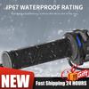 DC 12V Motorcycle Handlebar Heater Hot Grip Handlebar Hand Warmer 22mm Waterproof 6 Gear Electric Heated Grips Heating Handlebar