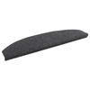 Self Adhesive Half Round Stair Treads 15 pcs Dark Grey
