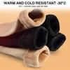 6 Pairs/Lot Solid Color Winter Warm Men Women Socks Thicken Thermal Socks Soft Plus Velvet Socks Casual Home Floor Snow Sock