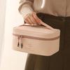 Portable Makeup Case With Multiple Compartments Nylon Travel Toiletry Bag