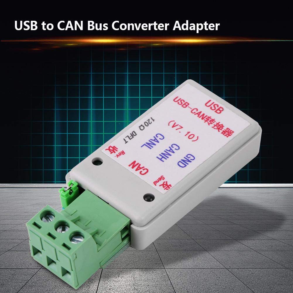 Akozon USB-CAN Bus Converter Adapter with USB Cable, Supports XP/7/8