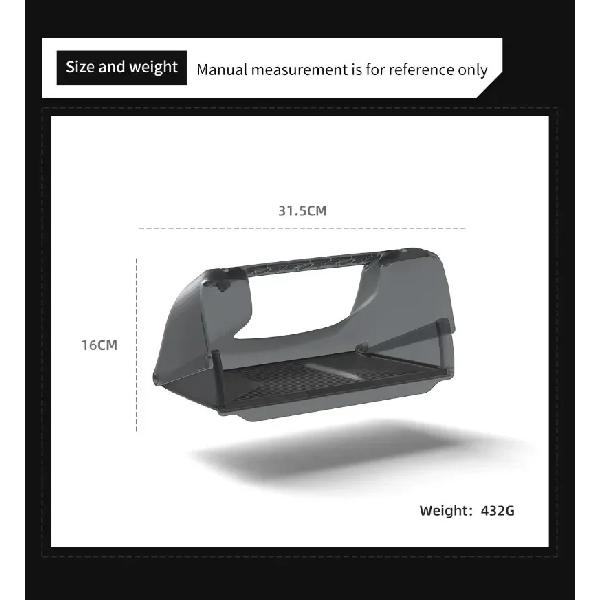 Under Screen Storage Box for Tesla Model Y/3+ Highland Model Y juniper Central Control Hidden Storage Organizer Tray Accessories