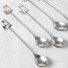 High-quality Cartoon Cat Spoon Japanese Korean Style Honey Stirring Spoon Cute Coffee Spoon