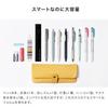 Large Capacity Slim and Elegant Pencil Case with Made of Genuine Leather for Men and Made in Saxophone Case [HUKURO] Tray, Women, Japan,