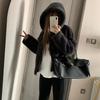 2026 Winter Faux Mink Fur Jacket Women Loose Short Padded Thick Baseball Coat